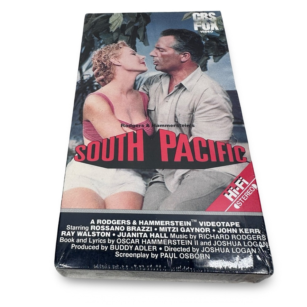 South‎ Pacific Betamax Tape Rodgers & Hammerstein CBS FOX Video 1984 Sealed New
